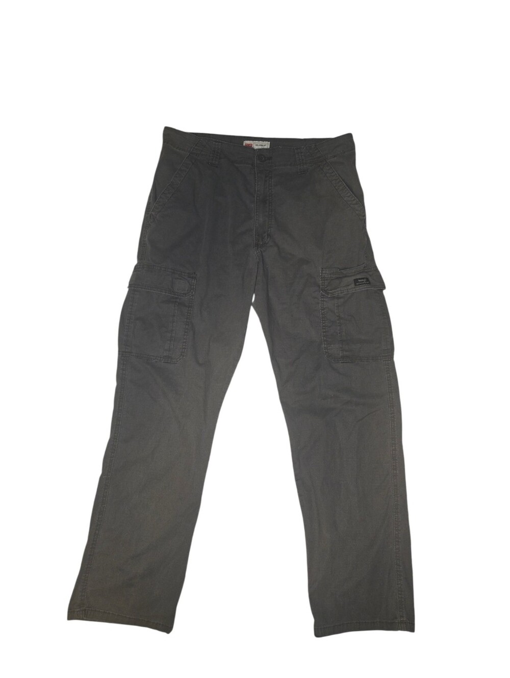 Wranglee Green Men's Cargo Pants, Size 34x32, Tactical Utility Hiking Outdoors